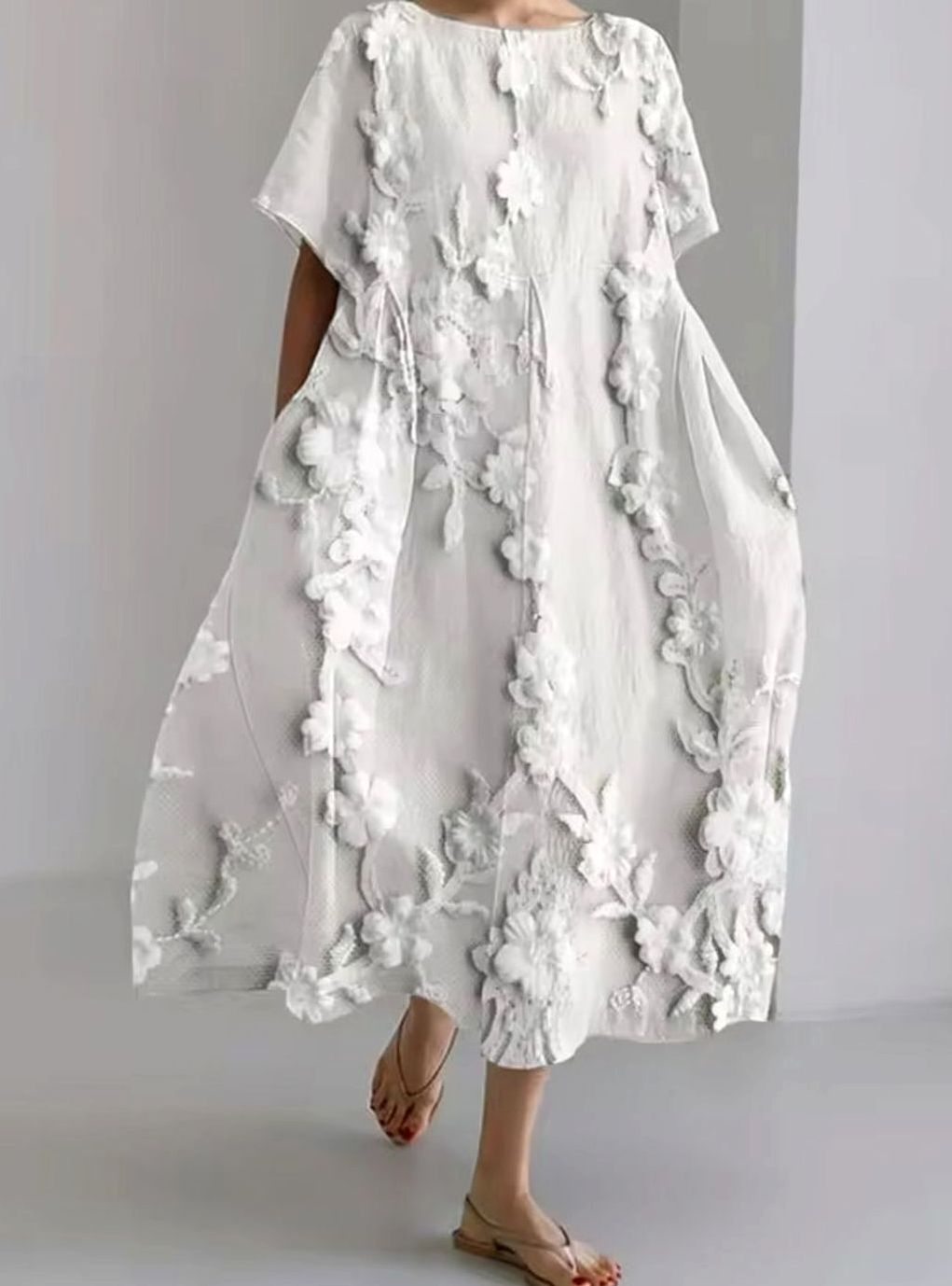 Vestido floral FLORABIANCA disponible en varios colores