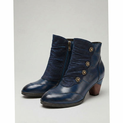 Botines combinados con look casual de jeans