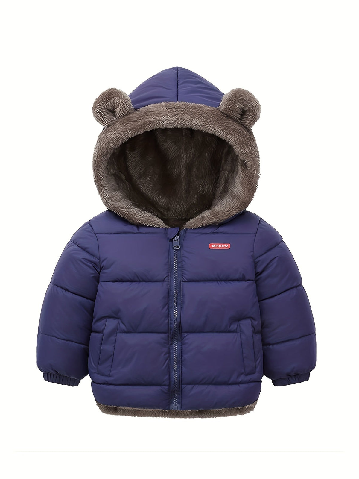 Abrigo infantil FROST con cremallera frontal y bolsillos laterales