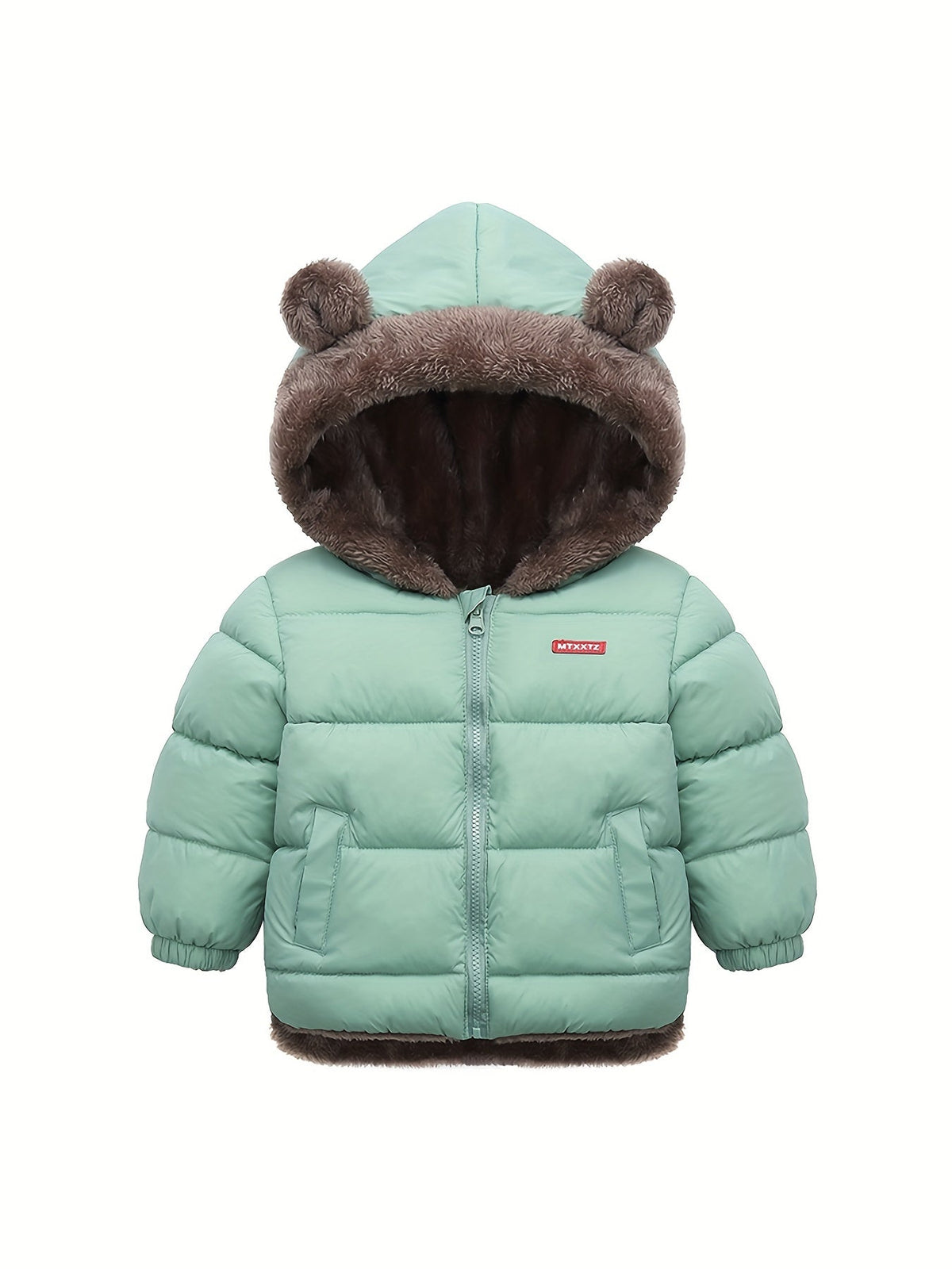 Capucha ajustable y forrada del abrigo de invierno FROST