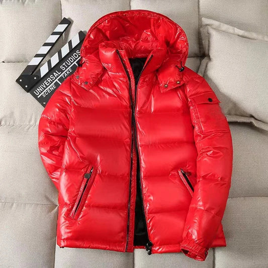 Abrigo acolchado FROSTHAVEN para hombre con capucha, ideal para el invierno urbano