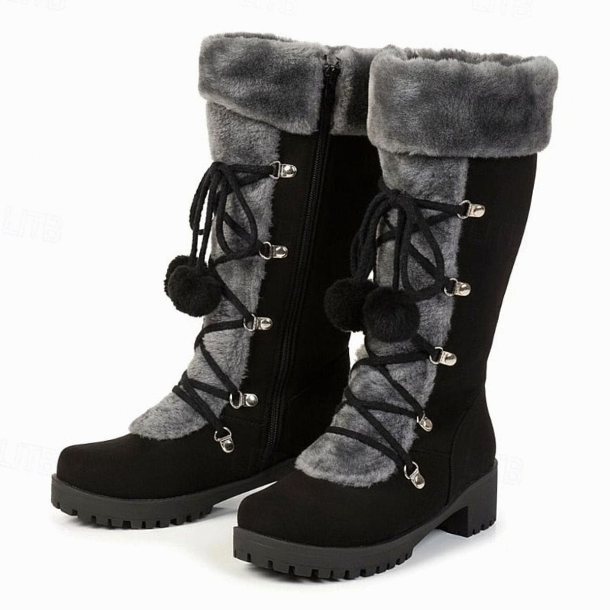 Botas FROSTILLE combinadas con look invernal casual