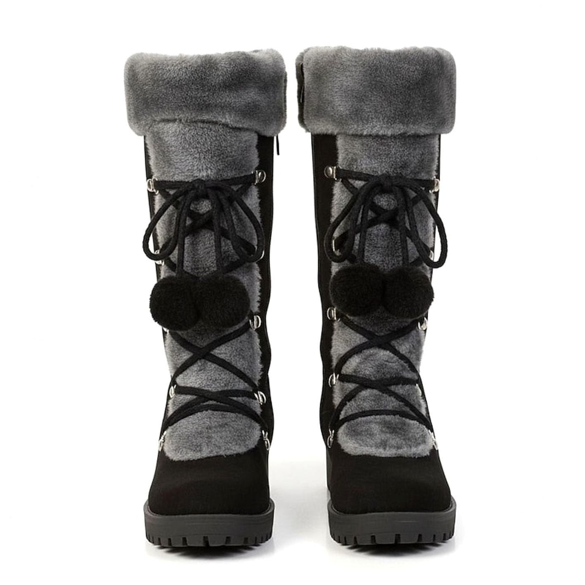 Botas de nieve FROSTILLE color negro con cordones