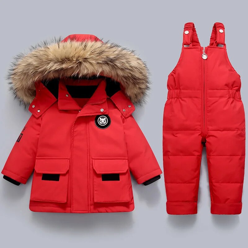 Mono de esquí infantil a juego con chaqueta acolchada FROSTVYN