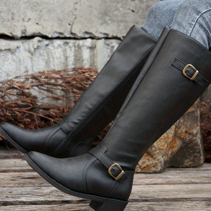 Botas GALENZA en color marrón oscuro mostrando textura del material