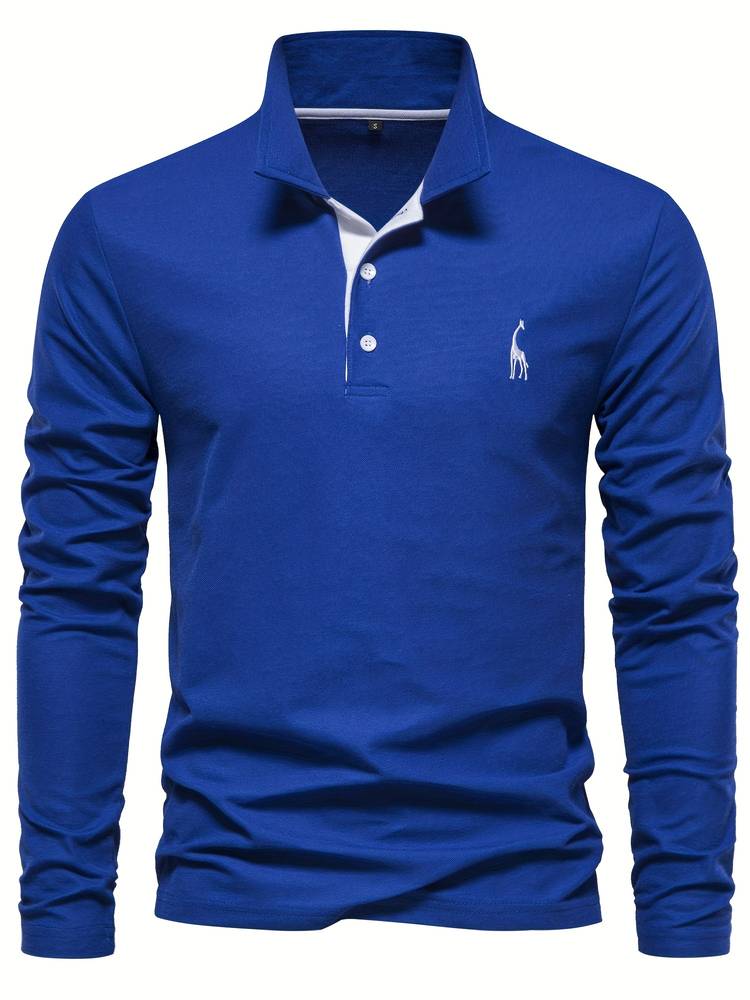 Vista frontal del polo GARETH para hombre