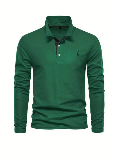 Detalle de la tela suave y transpirable del polo GARETH