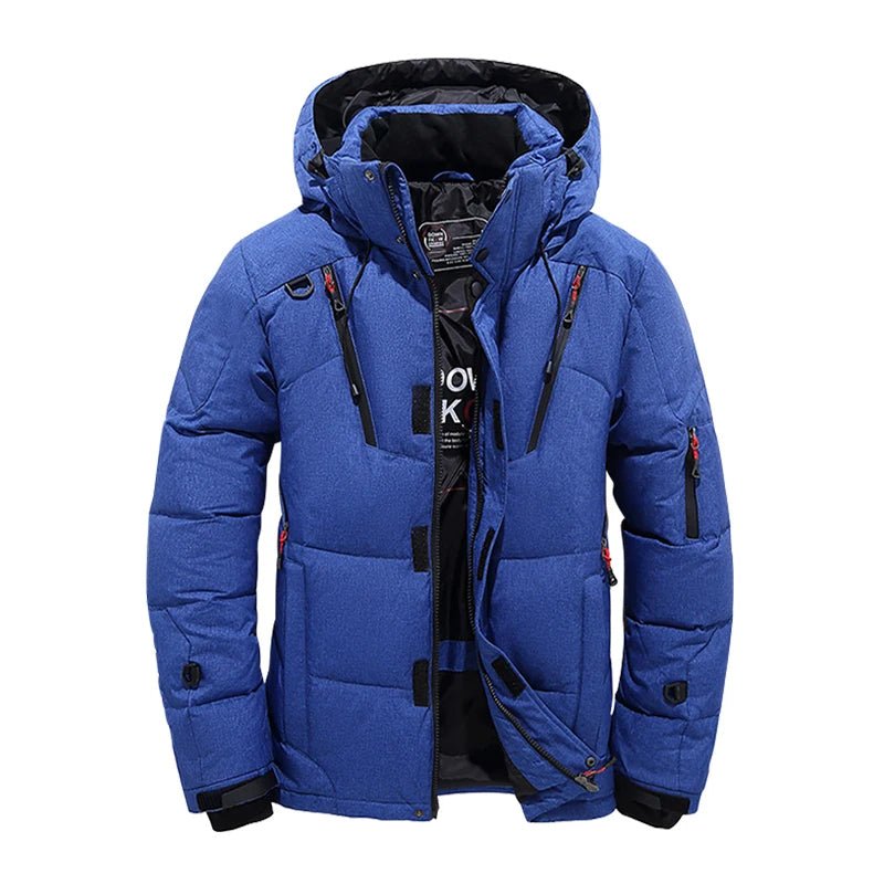 Detalle del tejido acolchado de la chaqueta de invierno GRIMVEN
