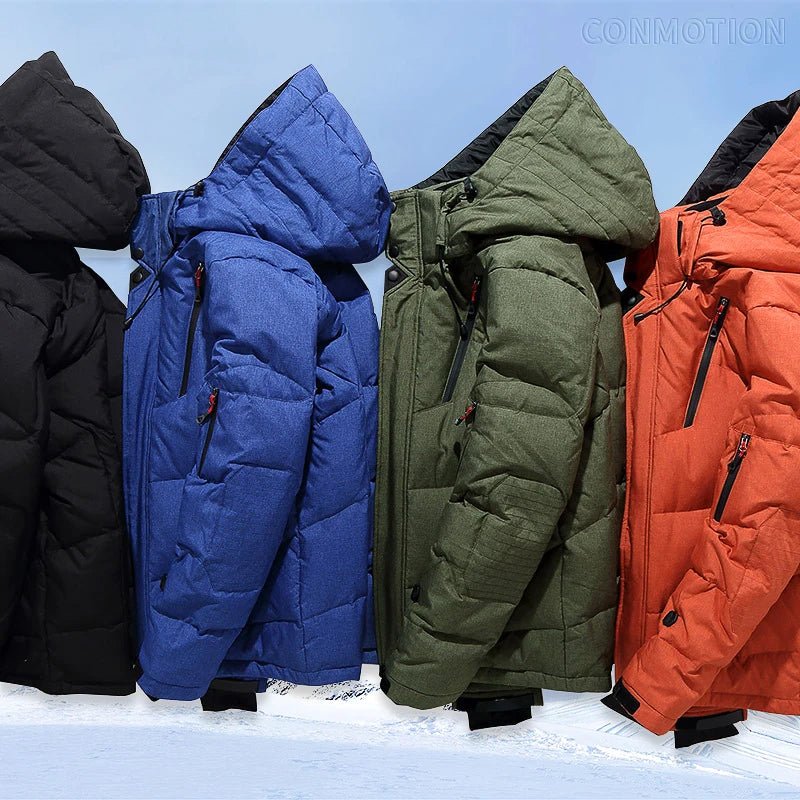 Detalle de cierre y bolsillos de la chaqueta acolchada GRIMVEN