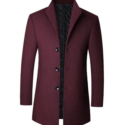 Bolsillo lateral delantero del abrigo largo HUDSON para hombre
