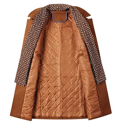 Abrigo clásico de invierno para hombre KENTON en color negro