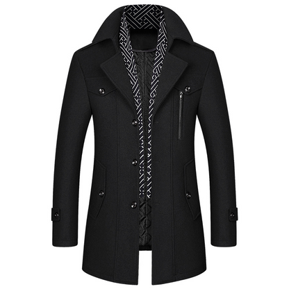 Abrigo KENTON de corte regular fit combinado con look formal