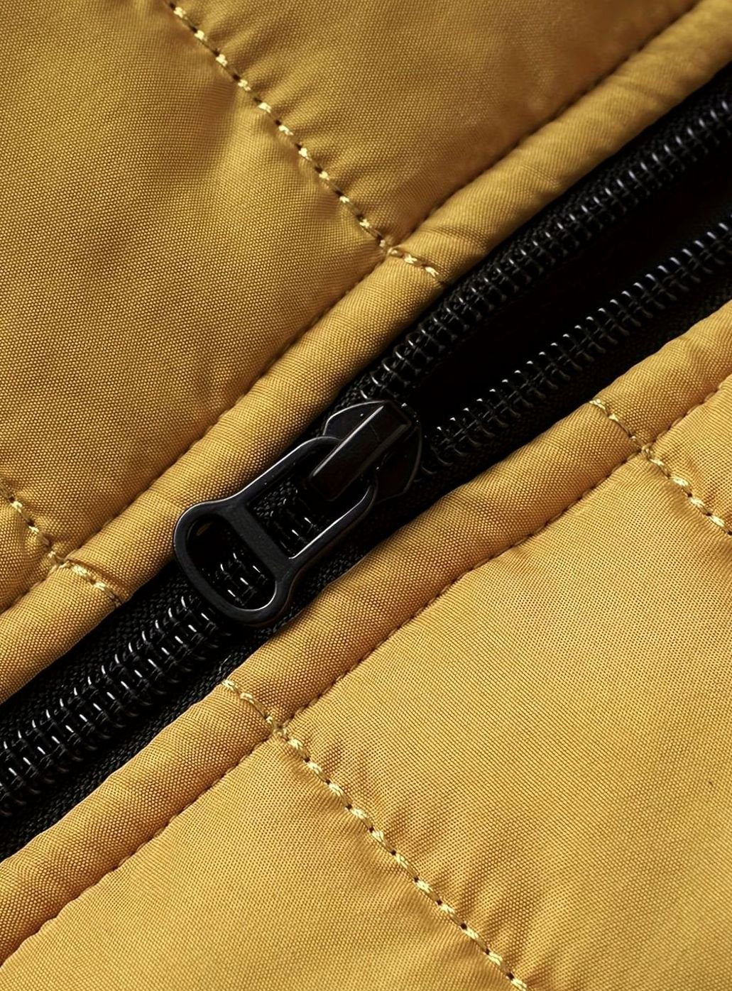 Cremallera frontal de la chaqueta acolchada para hombre KESTON