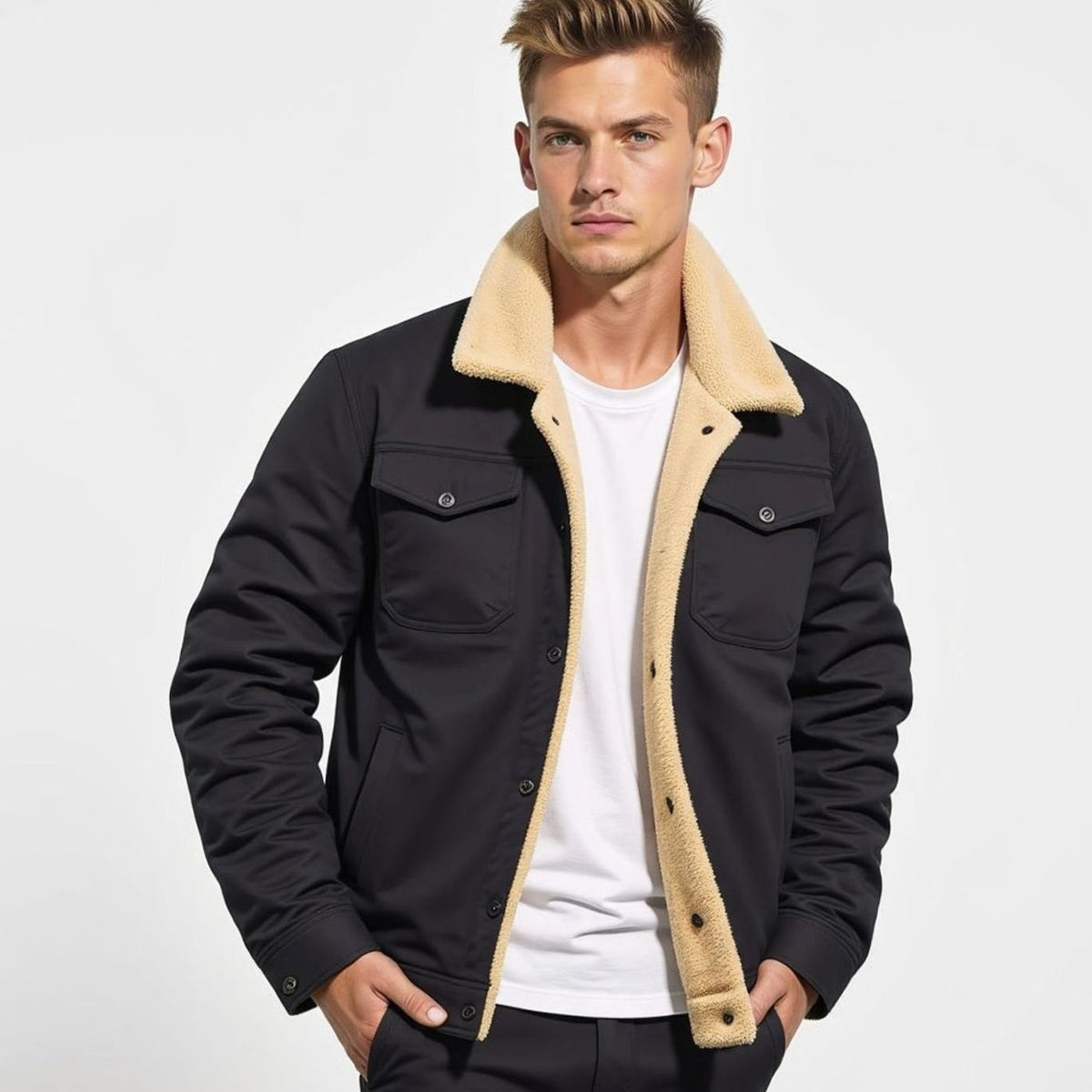 Interior de forro sherpa de la chaqueta de invierno KODIAK