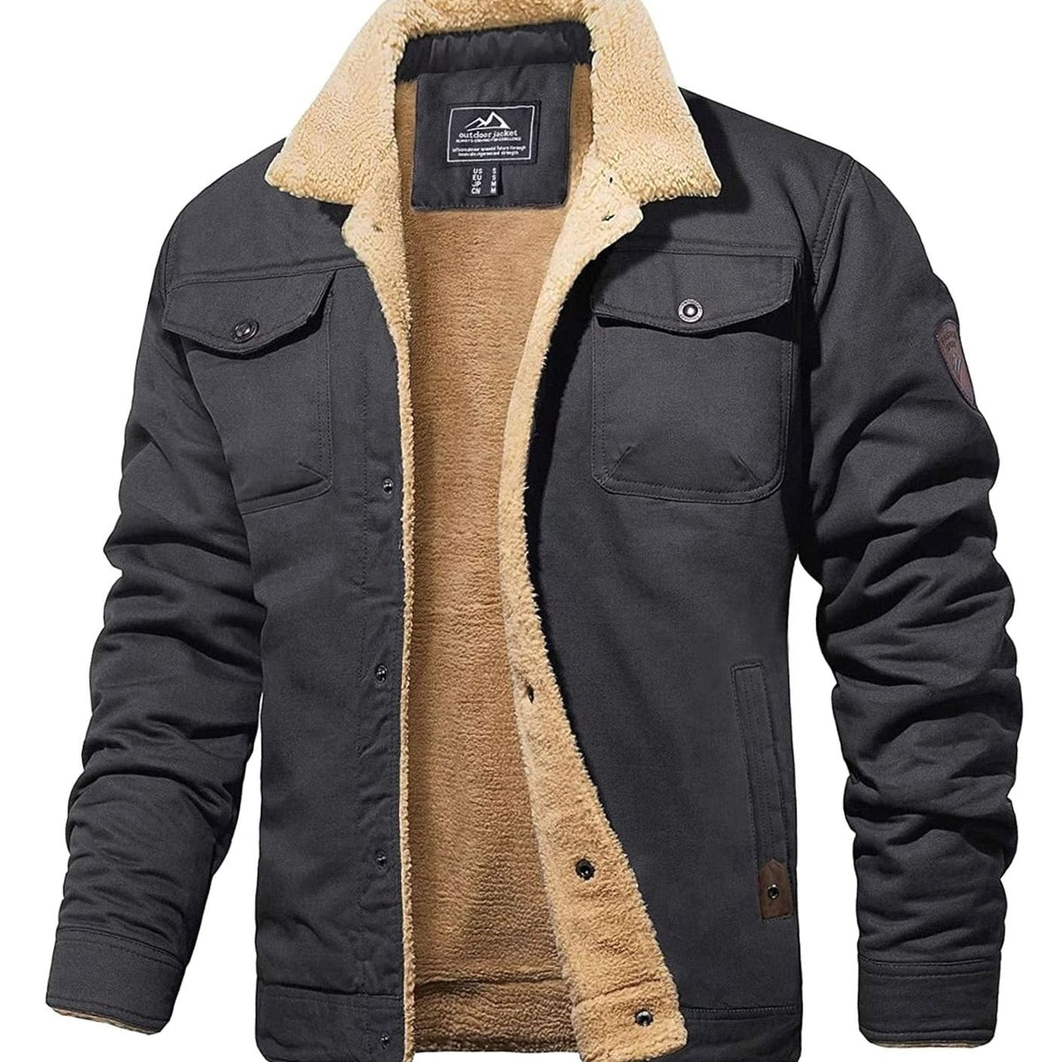Chaqueta KODIAK en color azul marino con acabado clásico