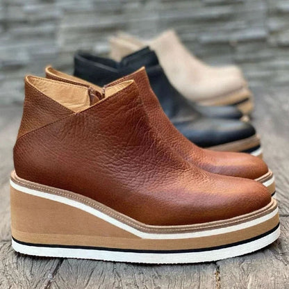 Botín Chelsea slip-on en piel sintética, vista frontal