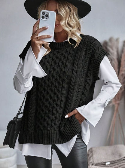 Chaleco LUNA en color negro para look de oficina