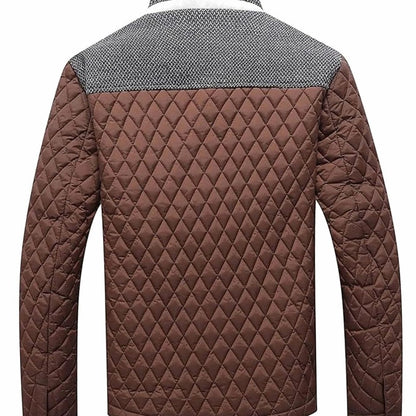 Vista lateral de la chaqueta acolchada MADDOX para hombre