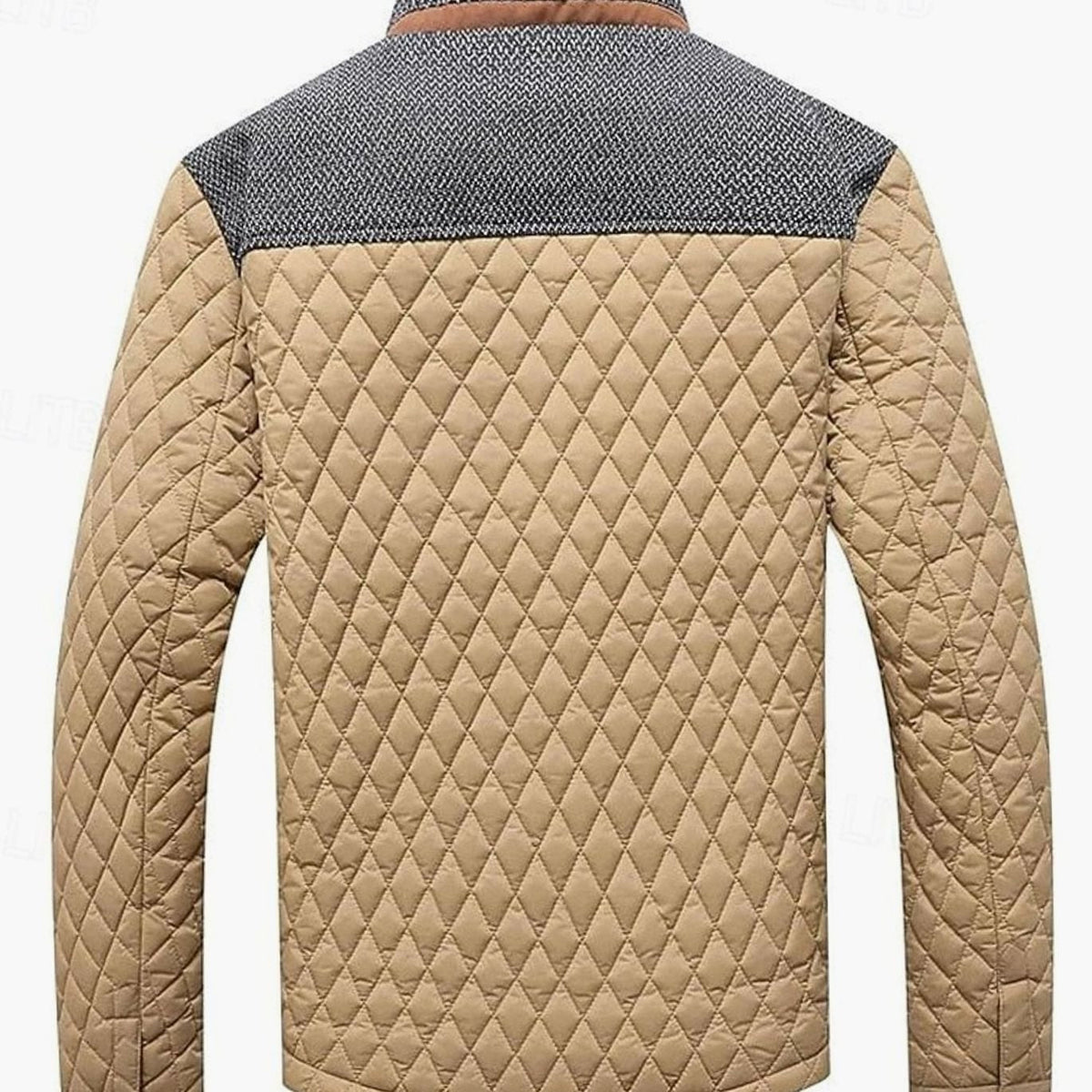 Hombros de punto en contraste de la chaqueta MADDOX