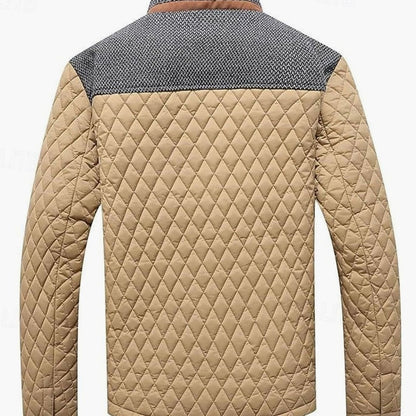 Hombros de punto en contraste de la chaqueta MADDOX