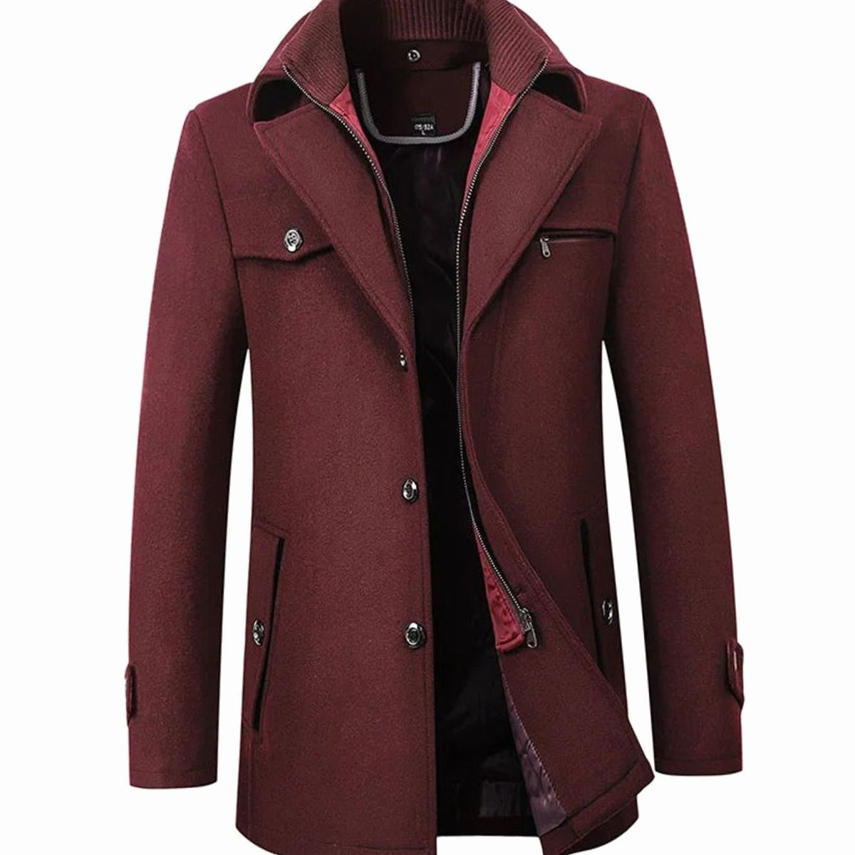 Abrigo MARLOW combinado con traje para un look formal de oficina