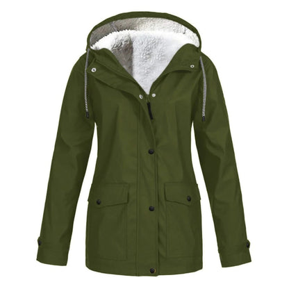 Abrigo impermeable MERILANNE de media longitud, vista completa