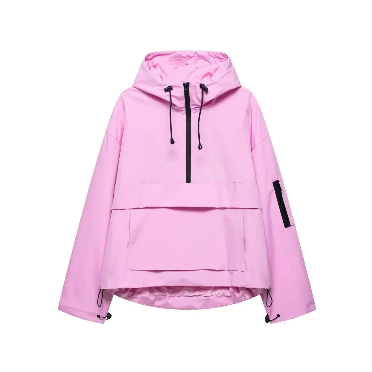 Chaqueta de esquí mujer NIEVA con capucha y diseño minimalista de invierno