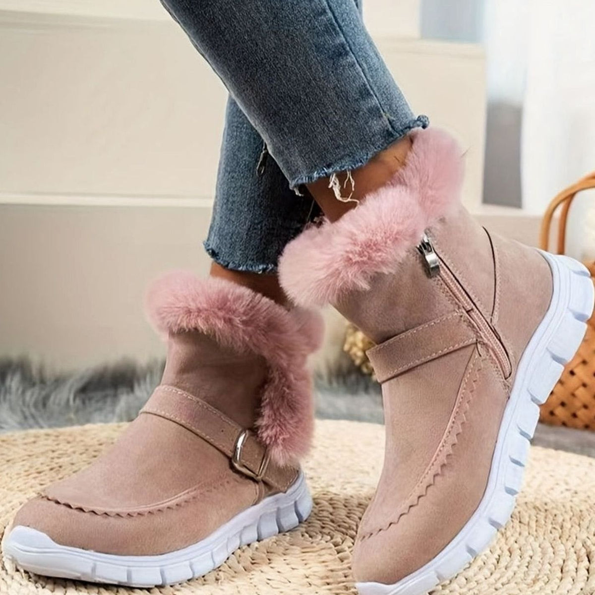 Suela antideslizante de botines de nieve mujer NIEVARA
