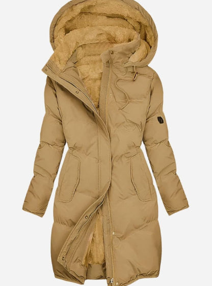 Parka NÓRDICA con capucha ajustable y bolsillos laterales profundos