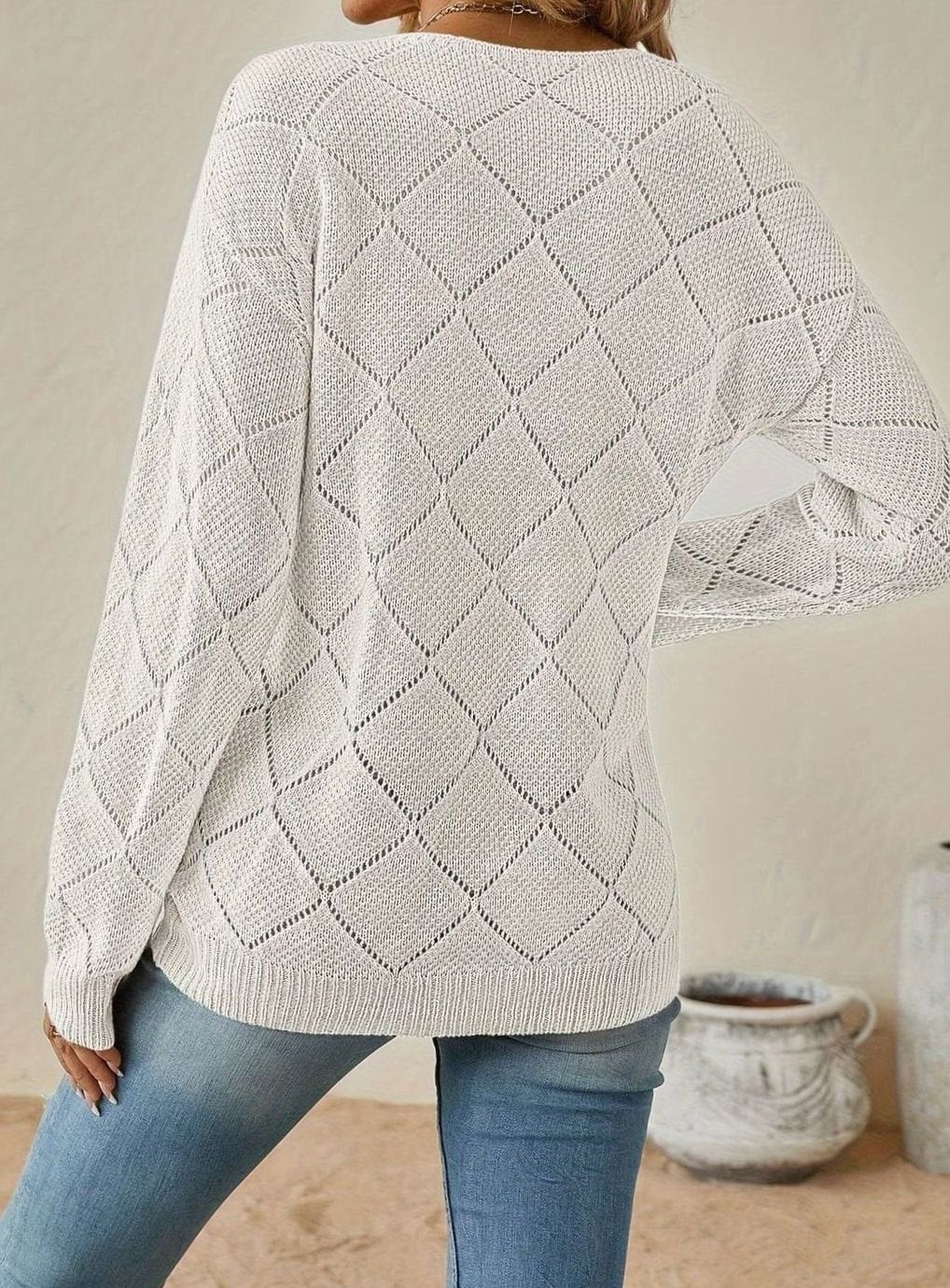 Jersey OLIVIA en look casual de diario