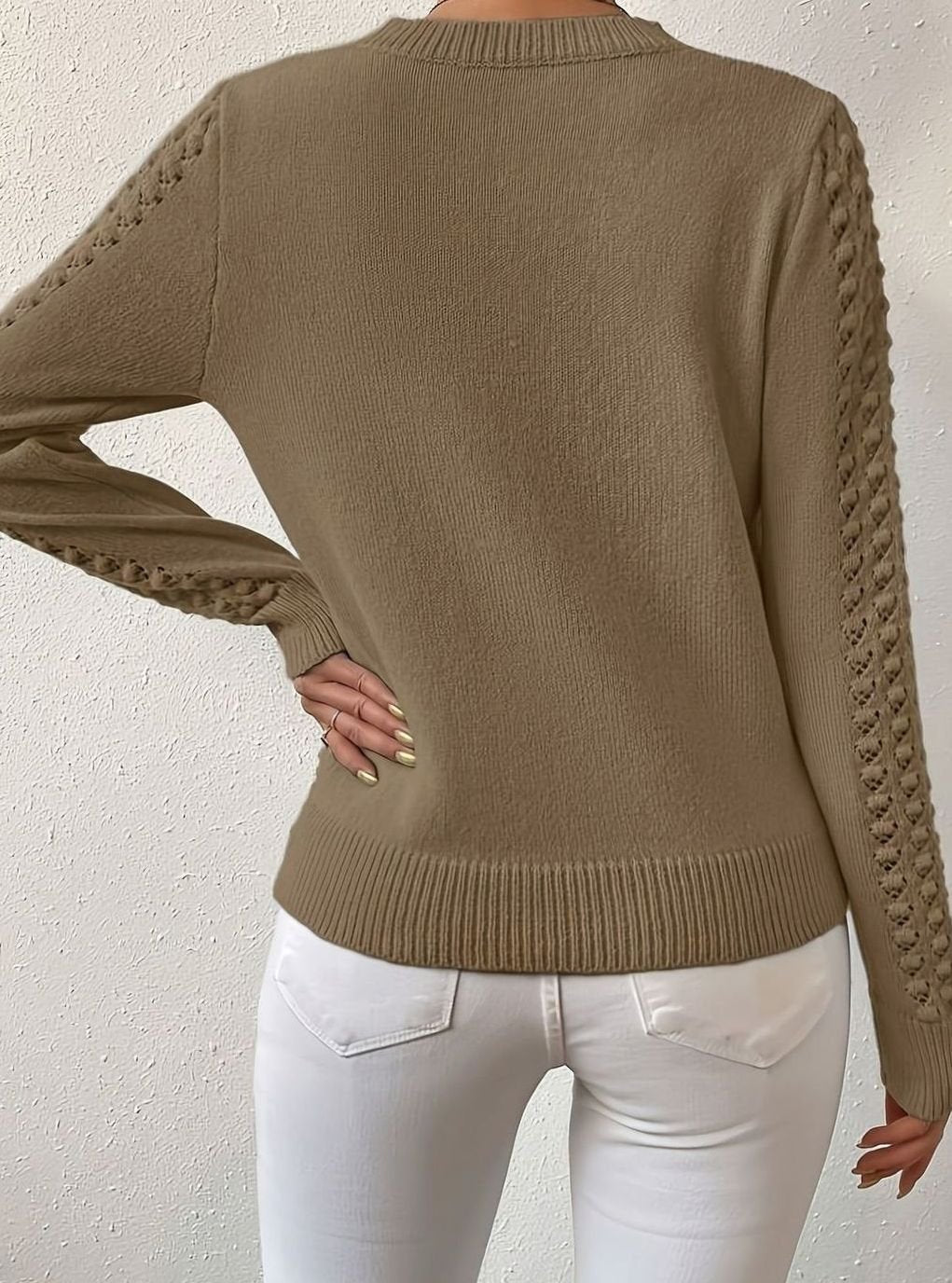 Jersey PERLINNE combinado con pantalón de tiro alto