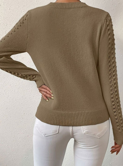 Jersey PERLINNE combinado con pantalón de tiro alto