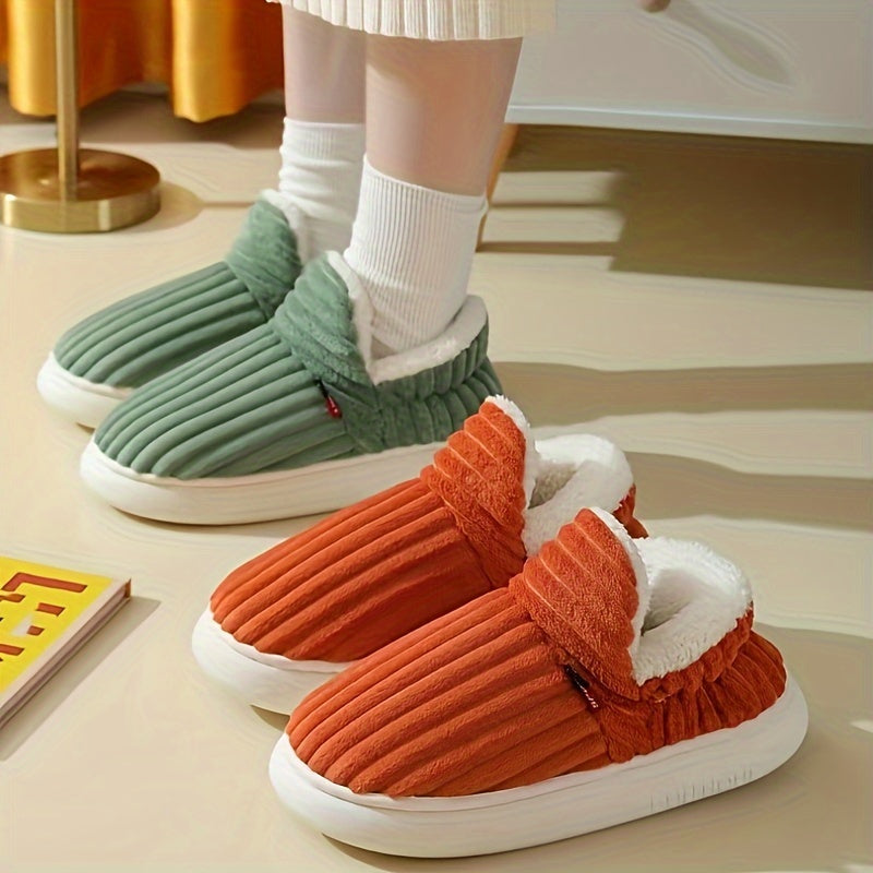Zapatillas de invierno PLUMESA en color café