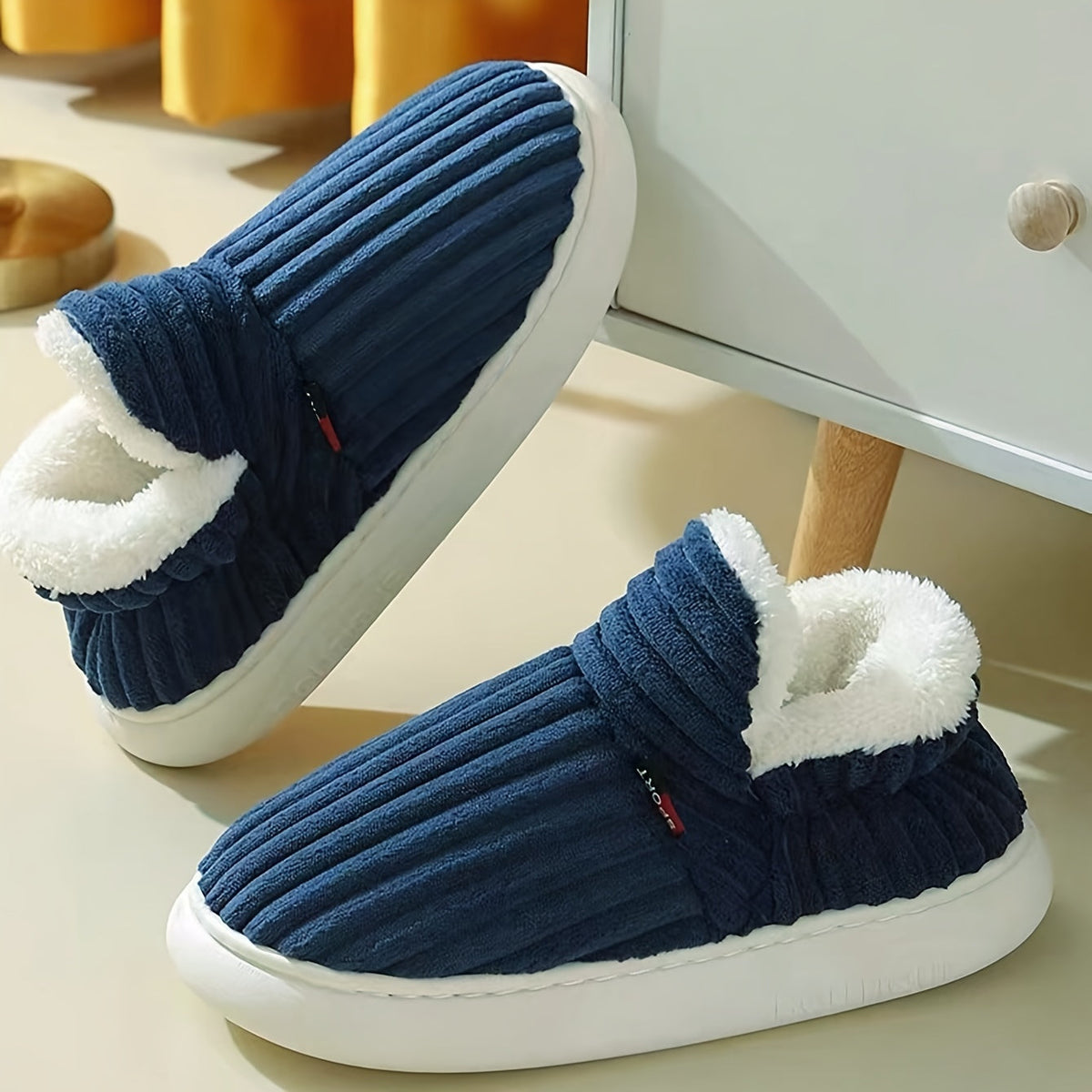 Zapatillas de invierno PLUMESA en gris claro
