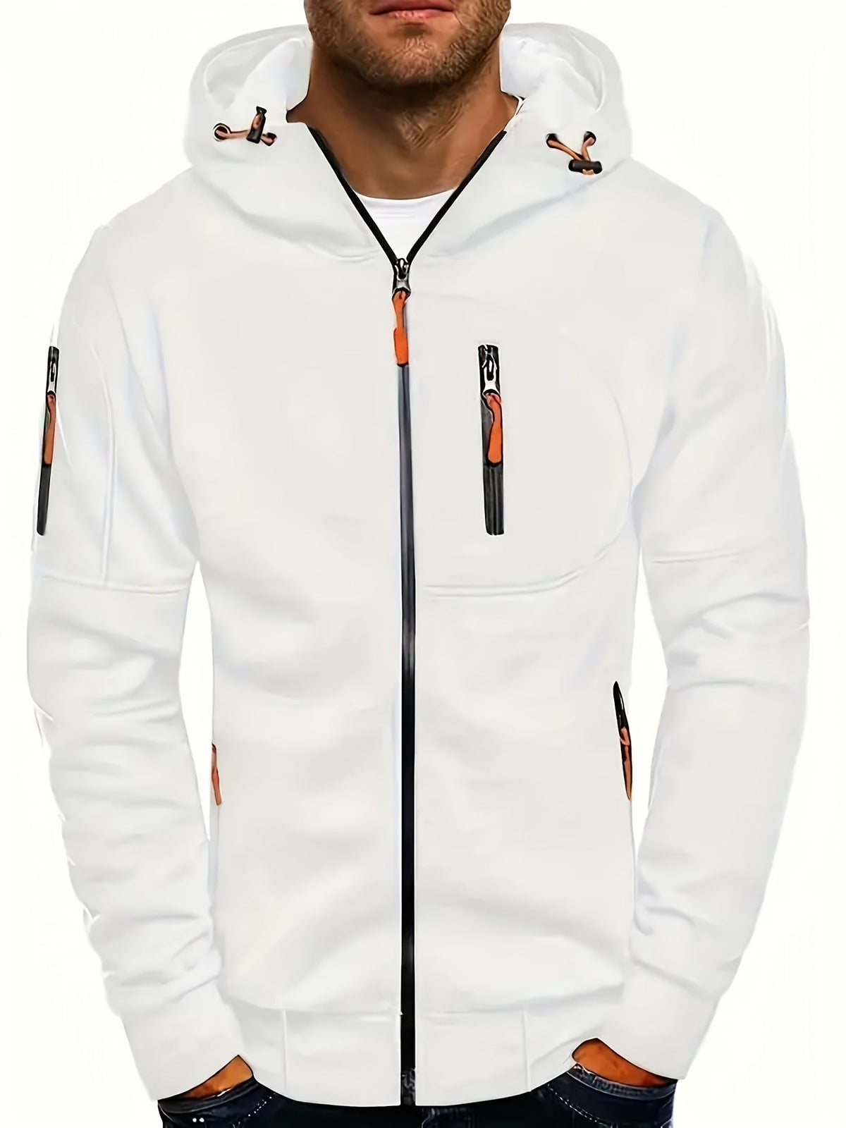 Detalle del tejido suave de la sudadera RENZKO