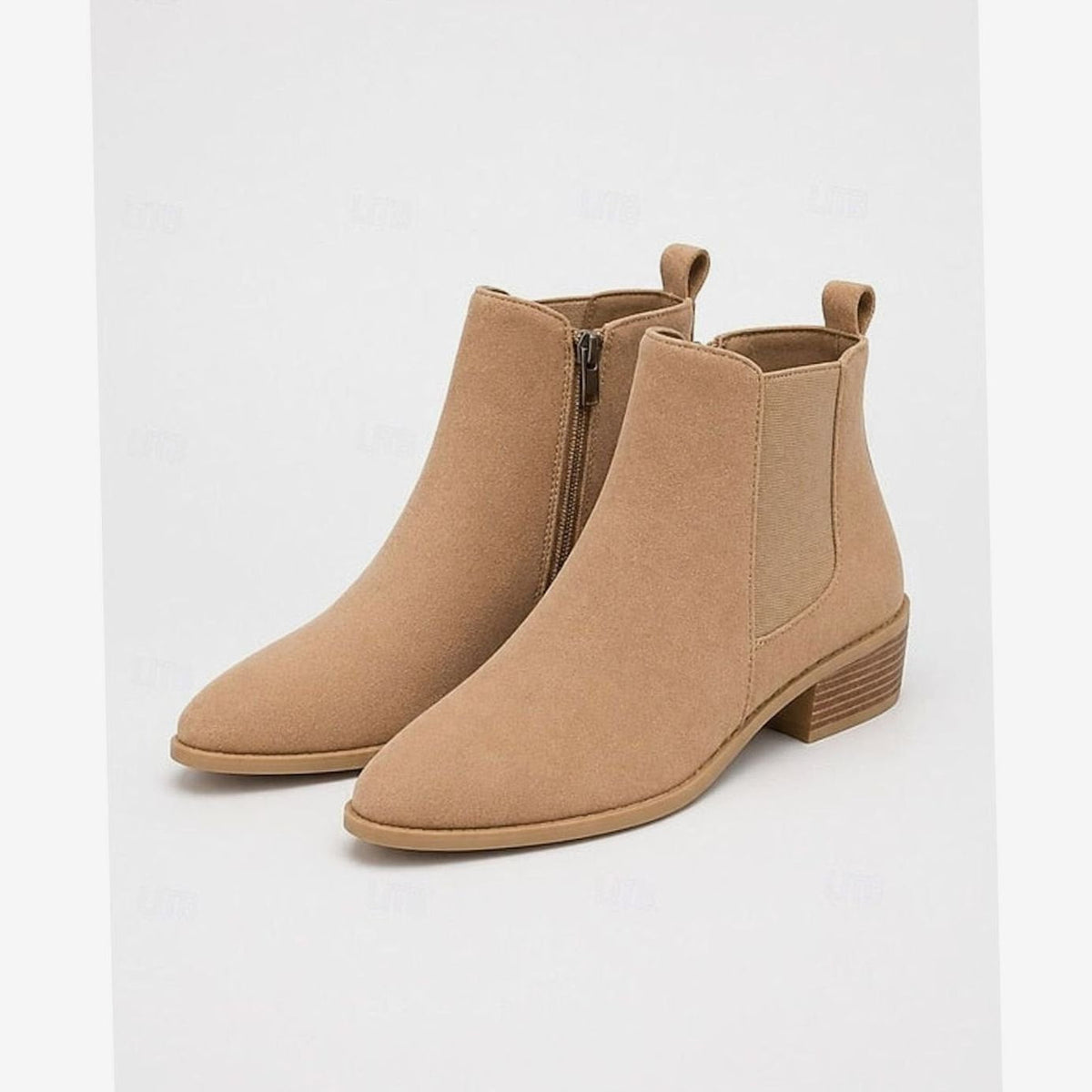 Botines SARENNE de mujer con punta fina y tacón ancho en color a elegir