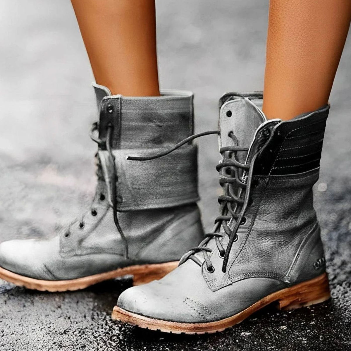 Botas SCARLETT combinadas con look casual, ideales para otoño