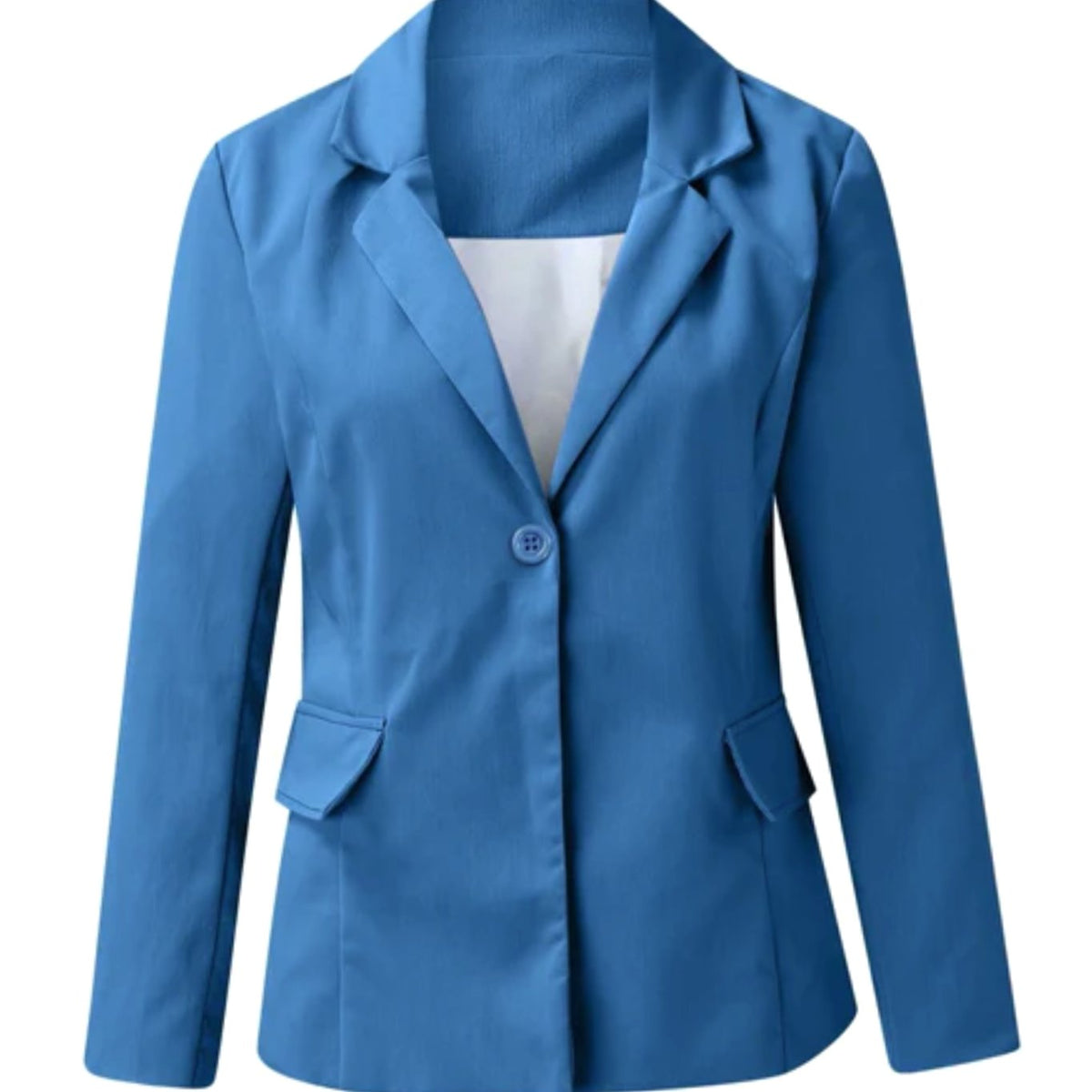 Detalle de la tela y acabado de la blazer SELANYA
