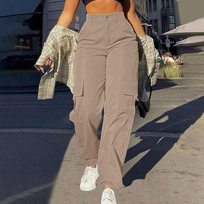 Pantalón cargo wide-leg TEROVA en varios tonos disponibles