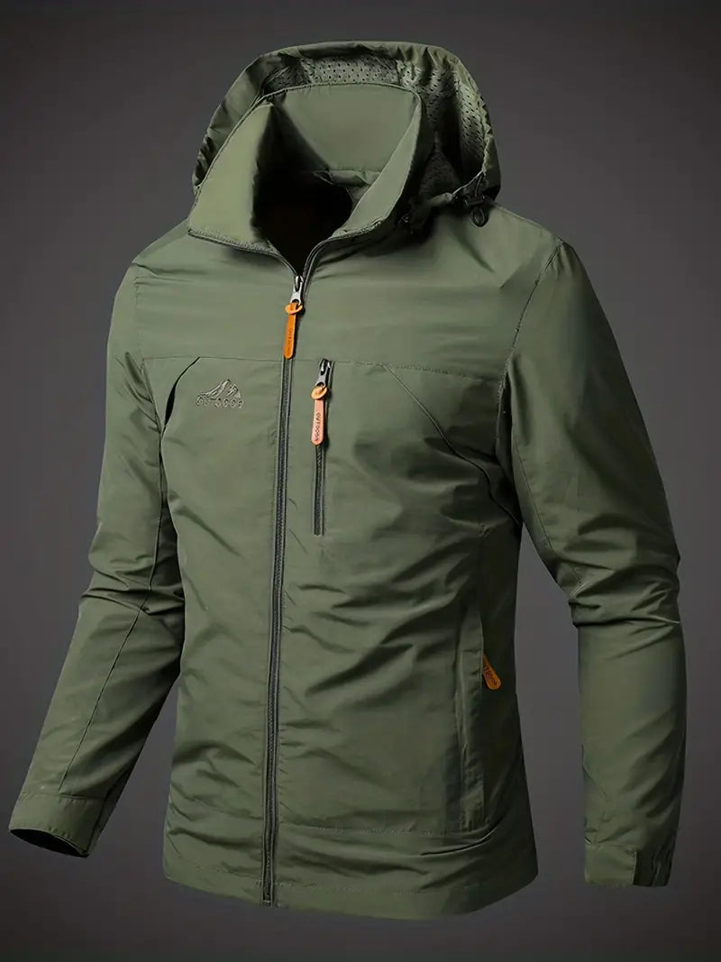 Abrigo de invierno impermeable THORVALD para hombre en color verde militar