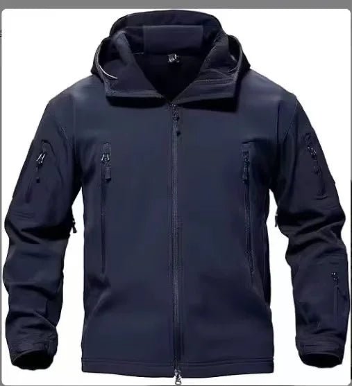 Bolsillos con cremallera de la chaqueta cortavientos TUNDREK para hombre