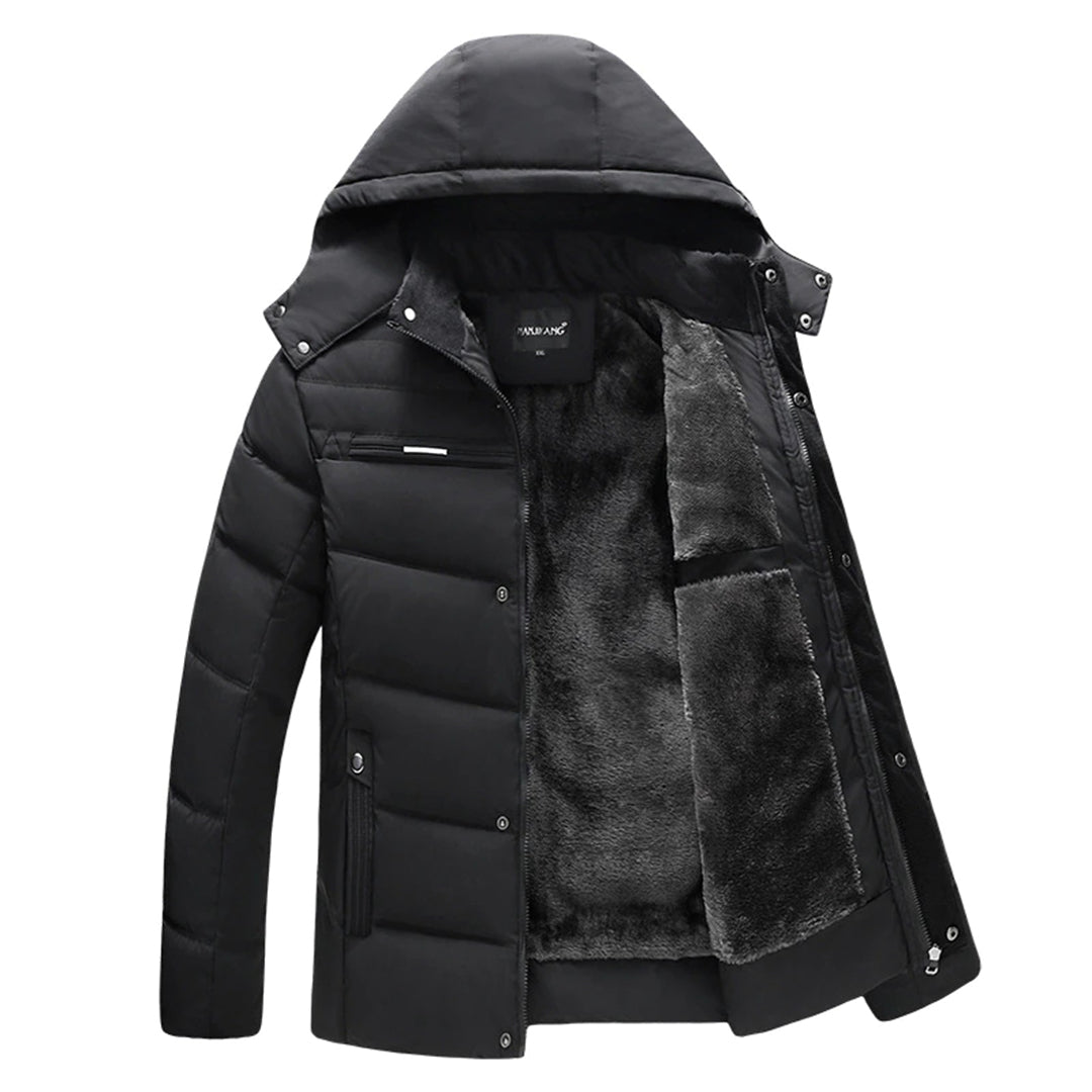 Abrigo puffer VORNHAGEN acolchado con capucha ajustable para hombre en look invierno