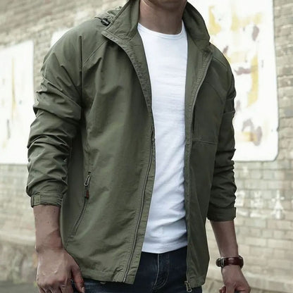 Chaqueta ZALDRИК de manga larga combinada con look urbano casual