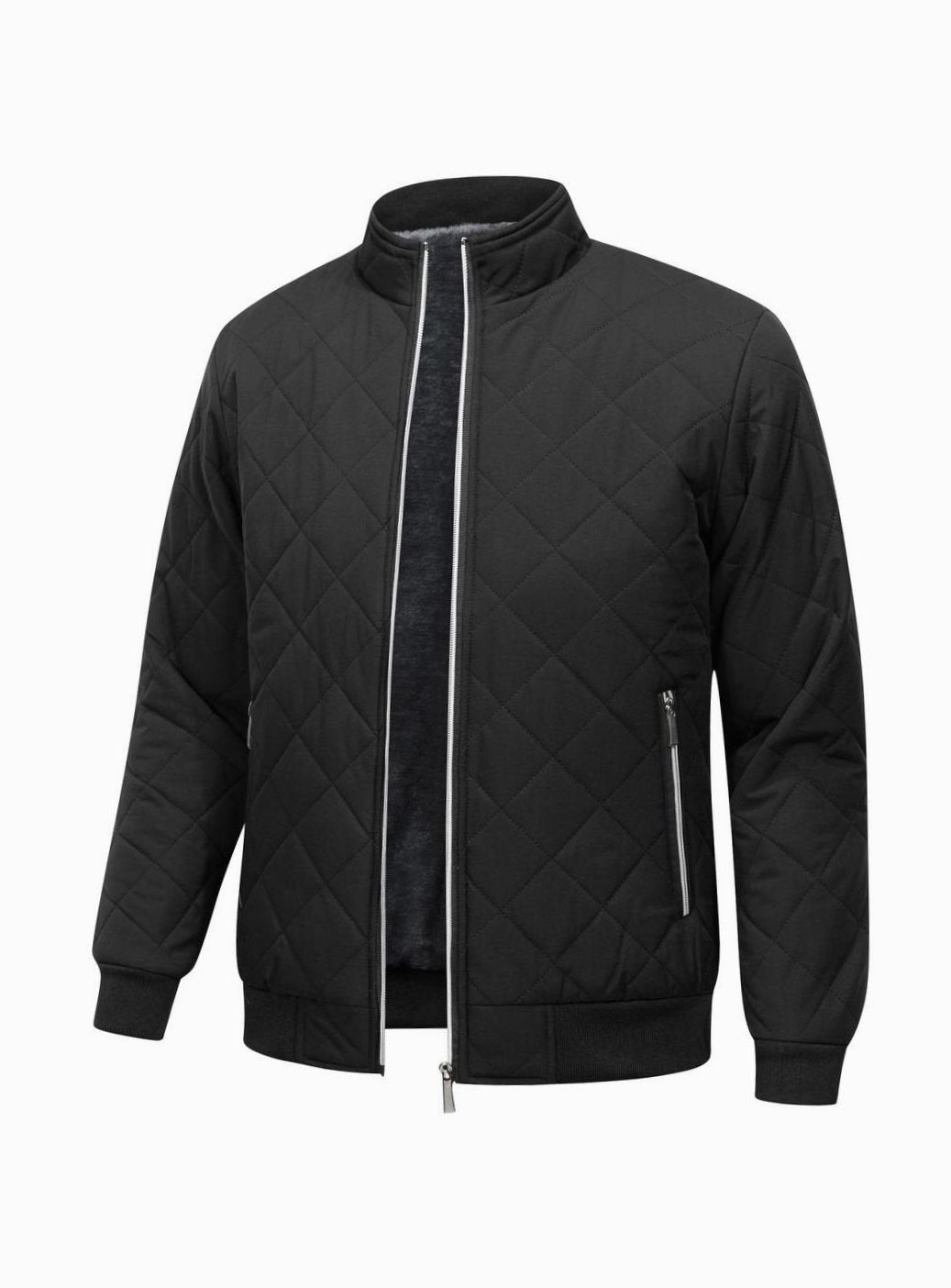 Forro polar interior de la cazadora bomber acolchada ZELTRIK
