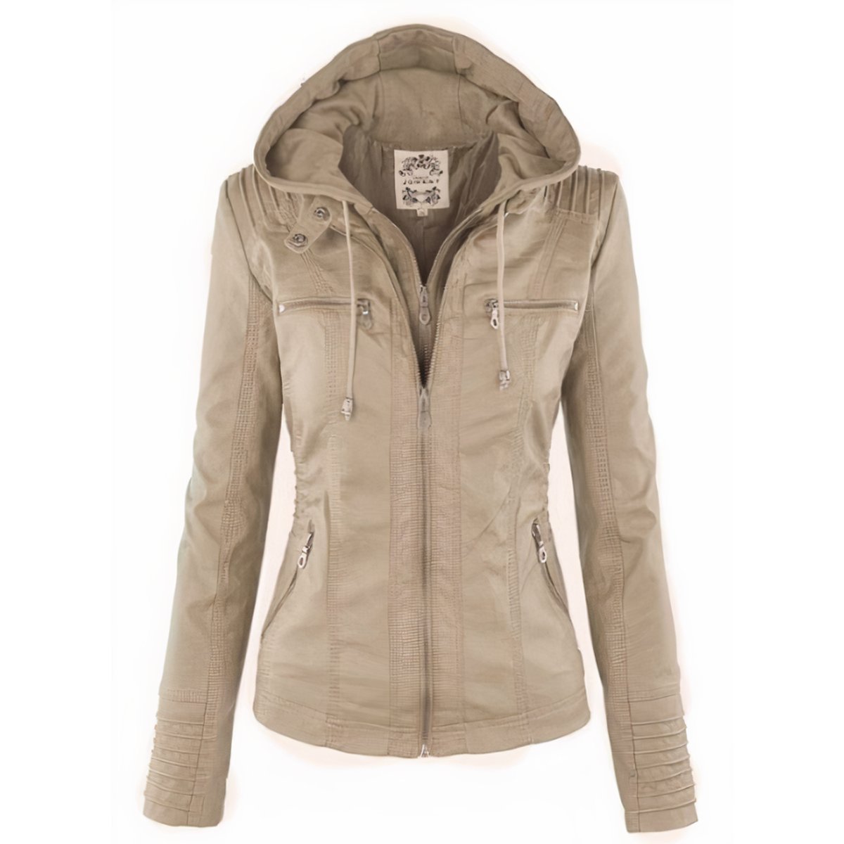 Chaqueta moto mujer ZENRIKA vista de espalda